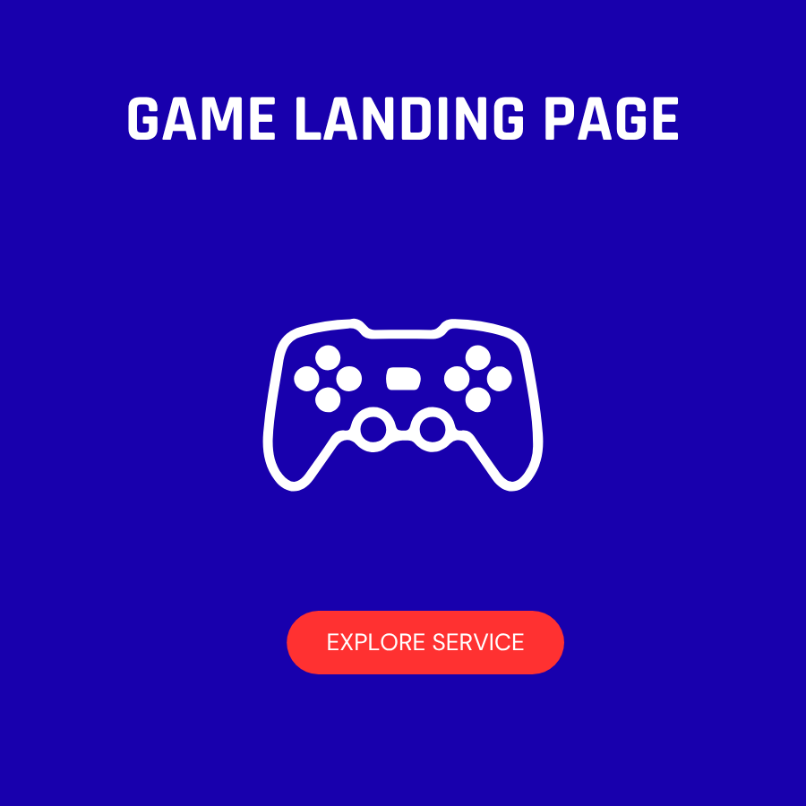 Game Landing Page Design to Showcase and Promote Your Game